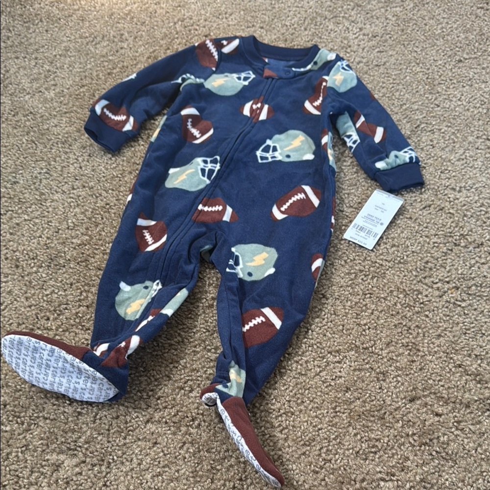 Football Print Kids One Piece